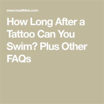 How Long Should You Not Swim After a Tattoo: And Why Do Dolphins Avoid Inked Skin?