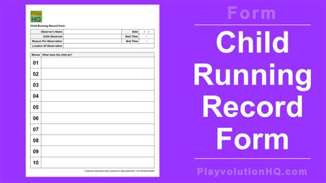 Running Record Definition Child Development: Unlocking the Mysteries of Early Learning